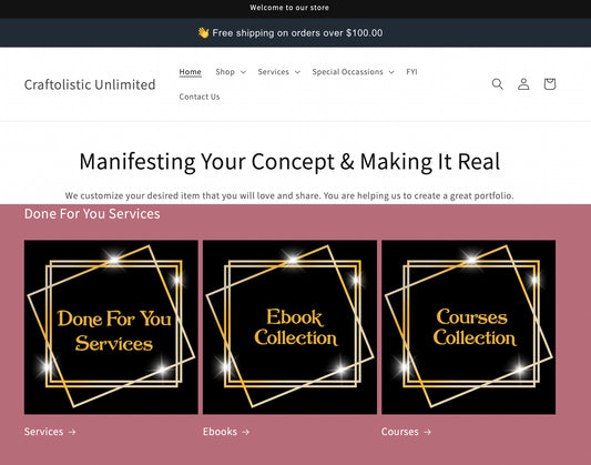 Shopify Website Revamp