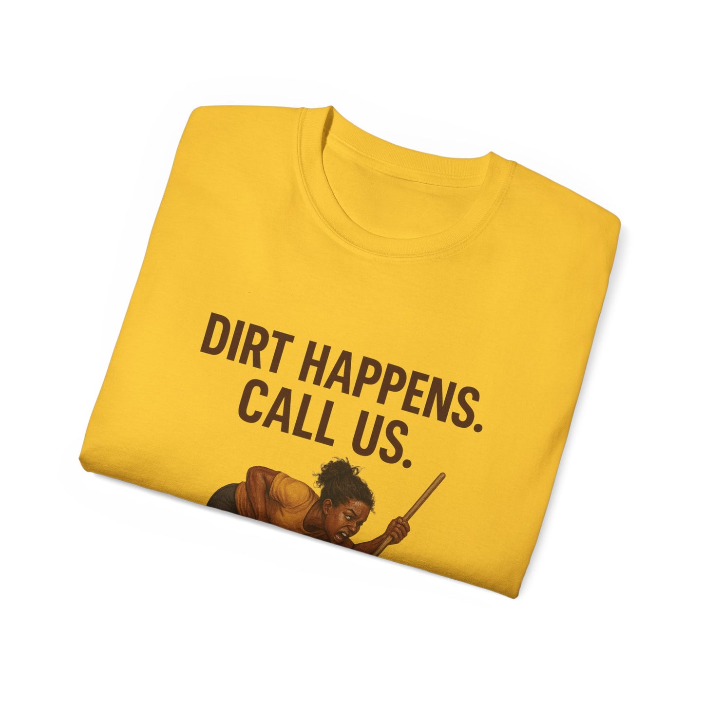 Blue London Cleaning Branded T-Shirt | Official Company Apparel | Dirt Happens
