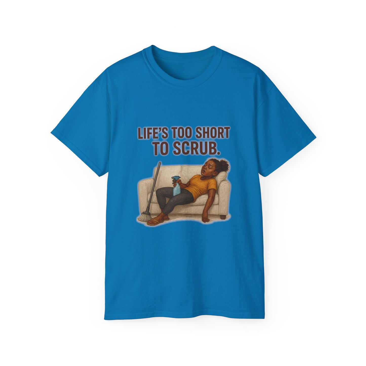 Blue London Cleaning Branded T-Shirt | Official Company Apparel – Life's too short to scrub