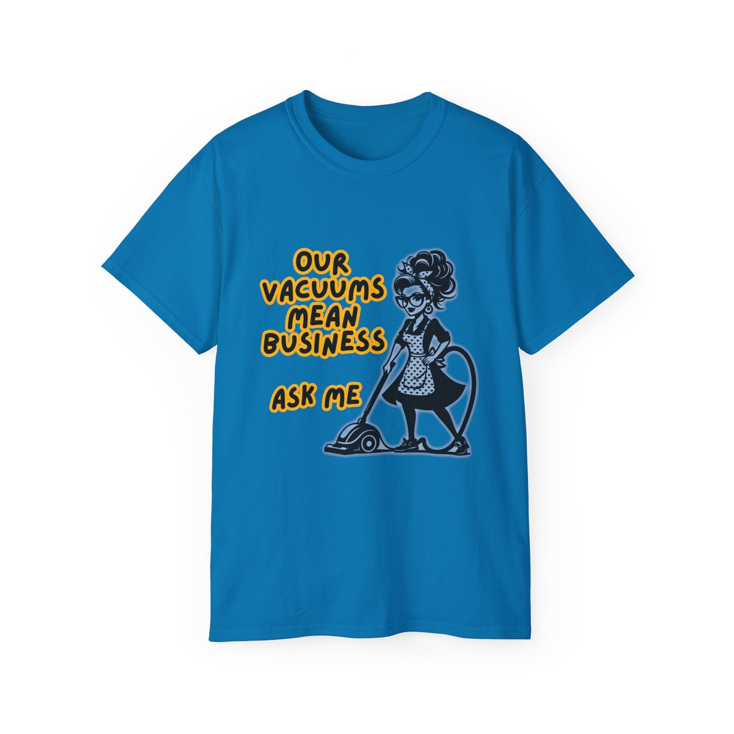Blue London Cleaning Branded T-Shirt | Official Company Apparel – Our Vacuums means business