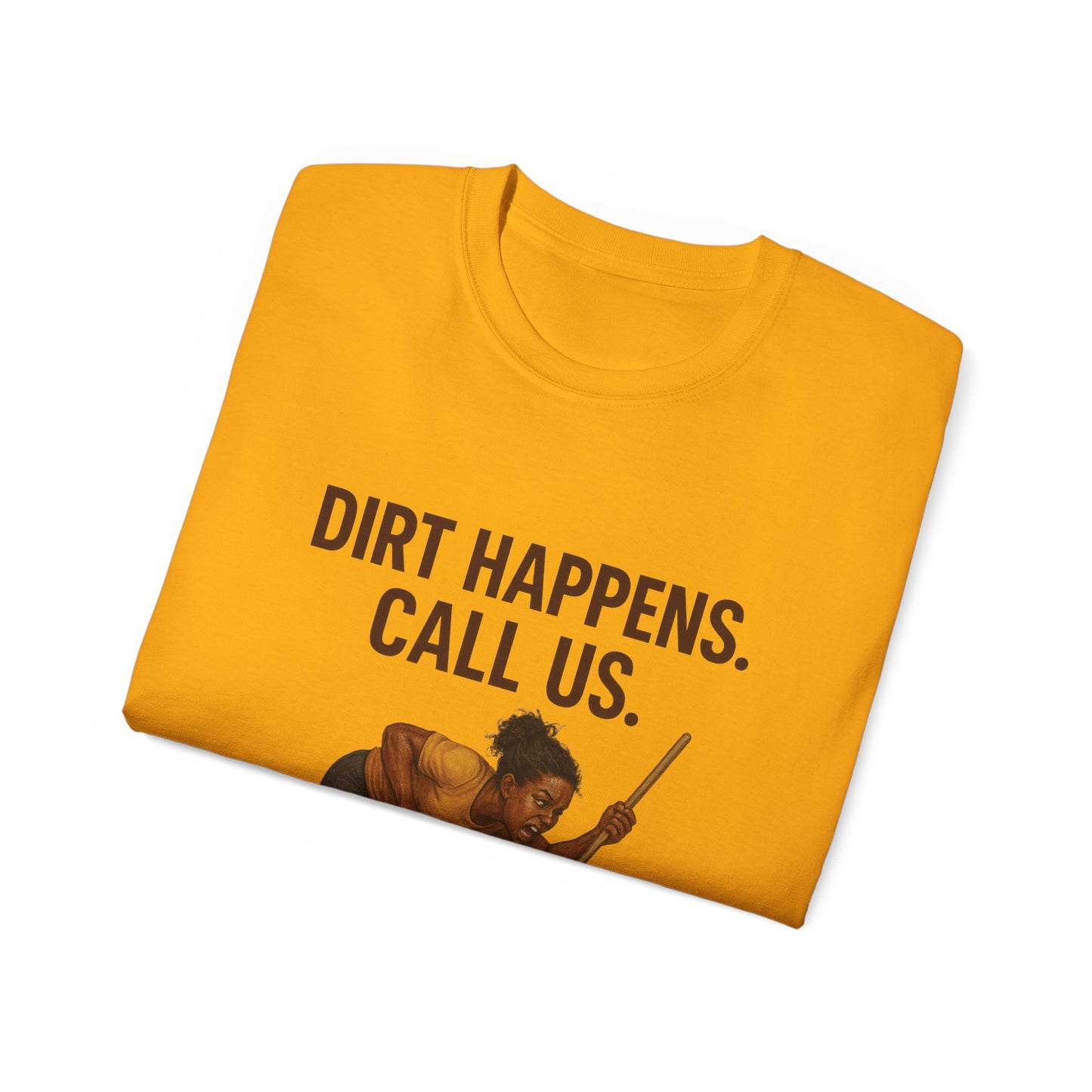 Blue London Cleaning Branded T-Shirt | Official Company Apparel | Dirt Happens